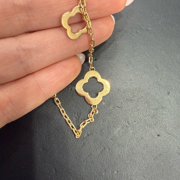 Byzantine Alhambra bracelet, 3 motifs, 18K yellow gold - Picture 7 of 12